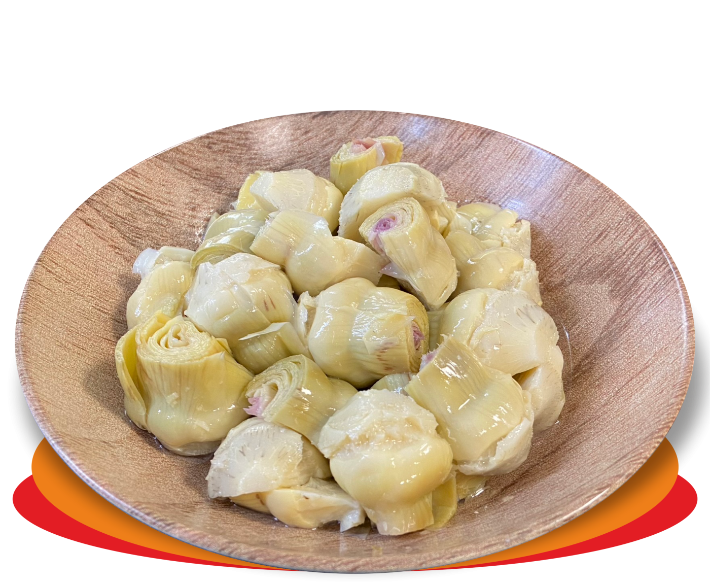 SPLIT ARTICHOKES (cut in half)